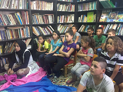 Israel, East-Jerusalem - Education for children in a library in Silwan