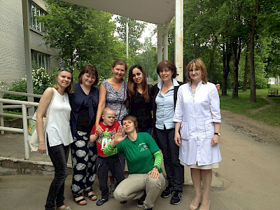 Russia, St. Petersburg - Caring for disabled children. The teams of Perspektivy and The DEAR Foundation Switzerland