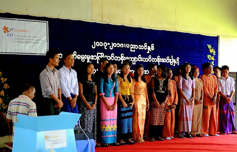 Myanmar - Education for Youth - E4Y - diploma celebration