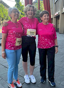 Switzerland, Berne 2022 - Our president Sonja Dinner with the Swiss Ministers Viola Amherd and Elisabeth Baume-Schneider at the Swiss Women´s run 2023